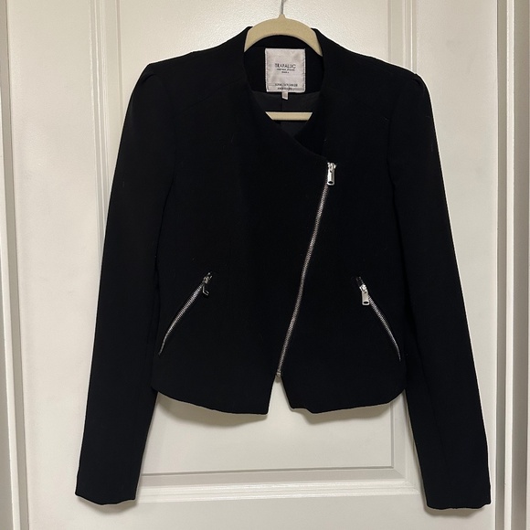 Zara Trafaluc Asymmetrical Jacket Sz M - Picture 3 of 10